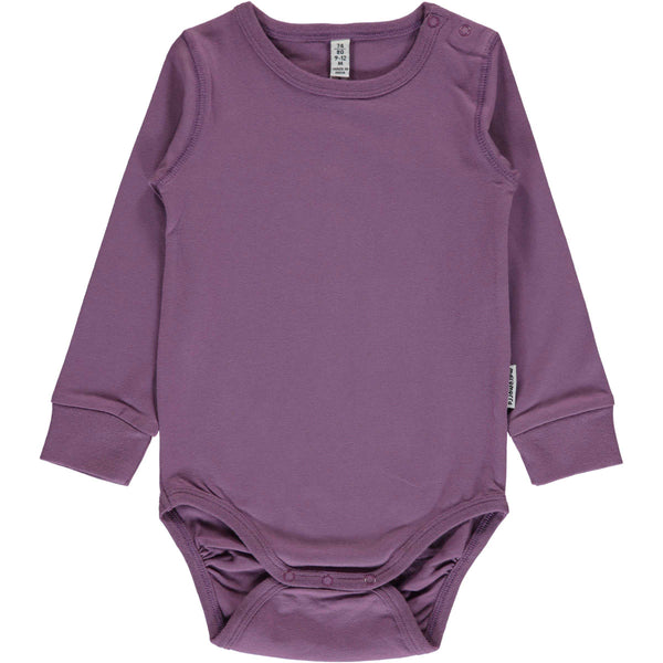 Dusty Purple Long Sleeve Onesie