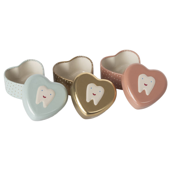 Maileg My Tooth Tin Box - Peach