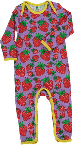 Viola Strawberry Romper