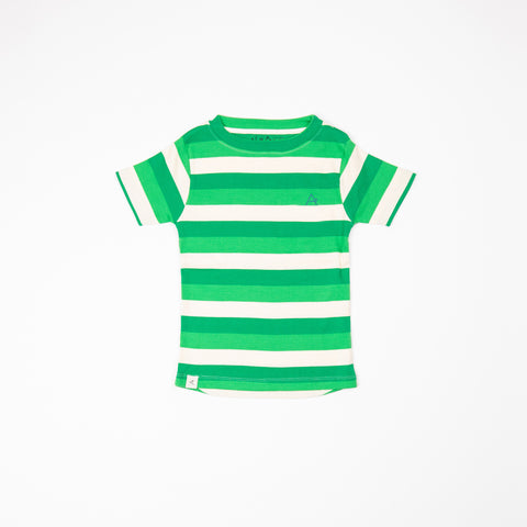 Kelly Green Striped T-Shirt