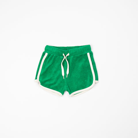 Jasmin Green Terry Shorts