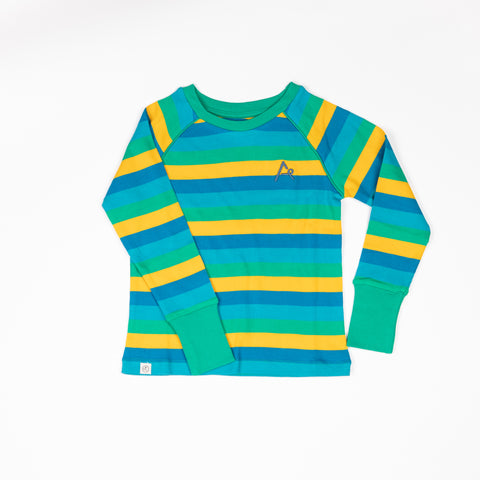 We Love Big Stripes Shirt - Emerald