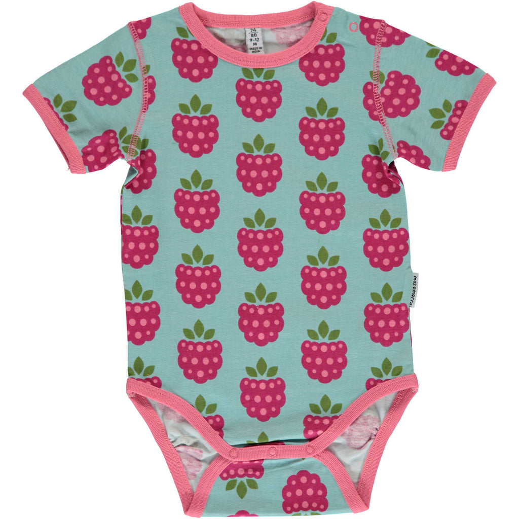 Short Sleeve Raspberry Onesie