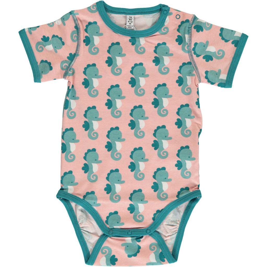 Short Sleeve Seahorse Onesie