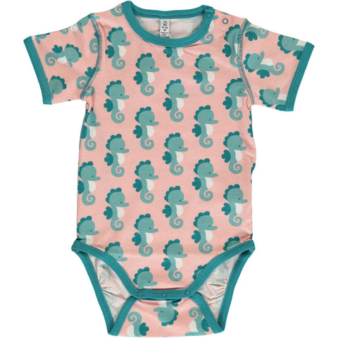 Short Sleeve Seahorse Onesie