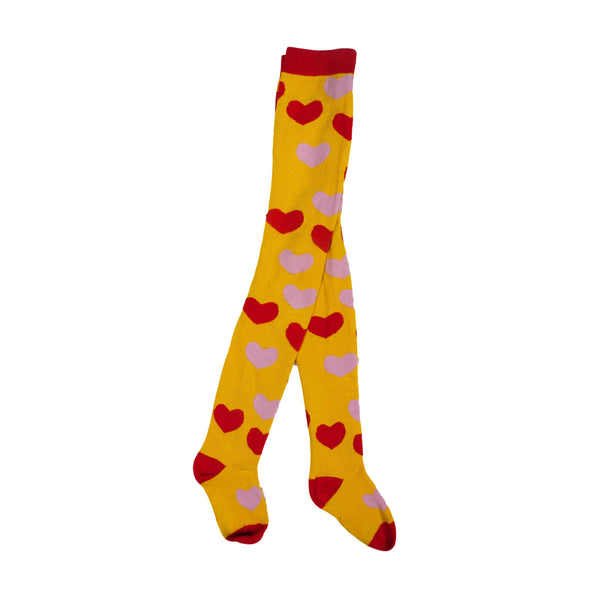 Retro Hearts Tights