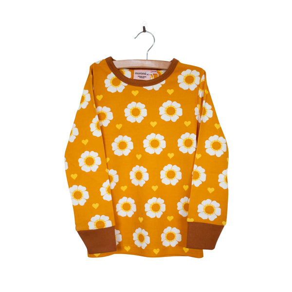 70's Flower Long Sleeve Top