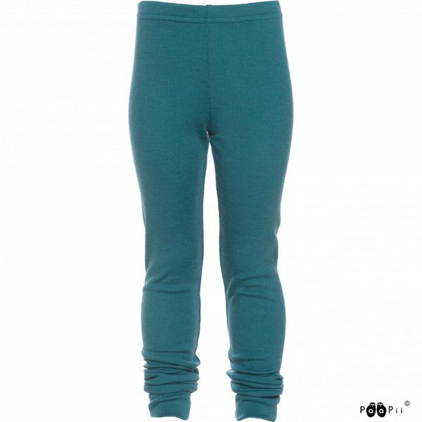 Teal Loisto Merino Wool Pants