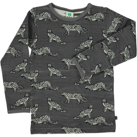 Leopard Wool/Cotton Shirt
