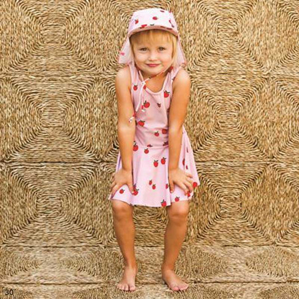 UV50 Pink Mini Apples Swim Hat