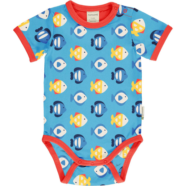 Tropical Aquarium Short Sleeve Onesie