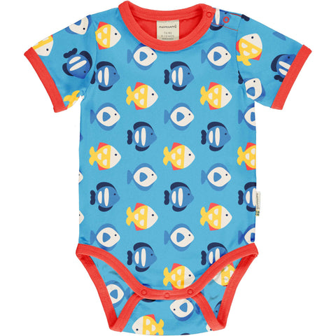 Tropical Aquarium Short Sleeve Onesie