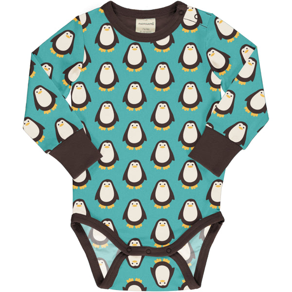 Teal Penguin Onesie