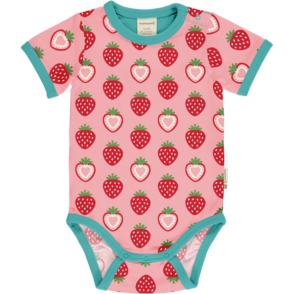 Strawberry Short Sleeve Onesie