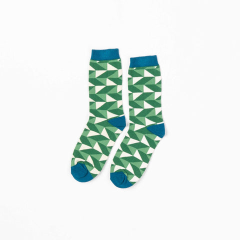 Juniper Triangle Socks