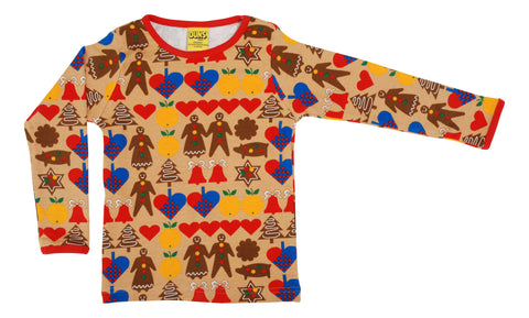 Brown Nordic Gingerbread Shirt