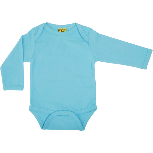 Sky Blue Long Sleeve Onesie