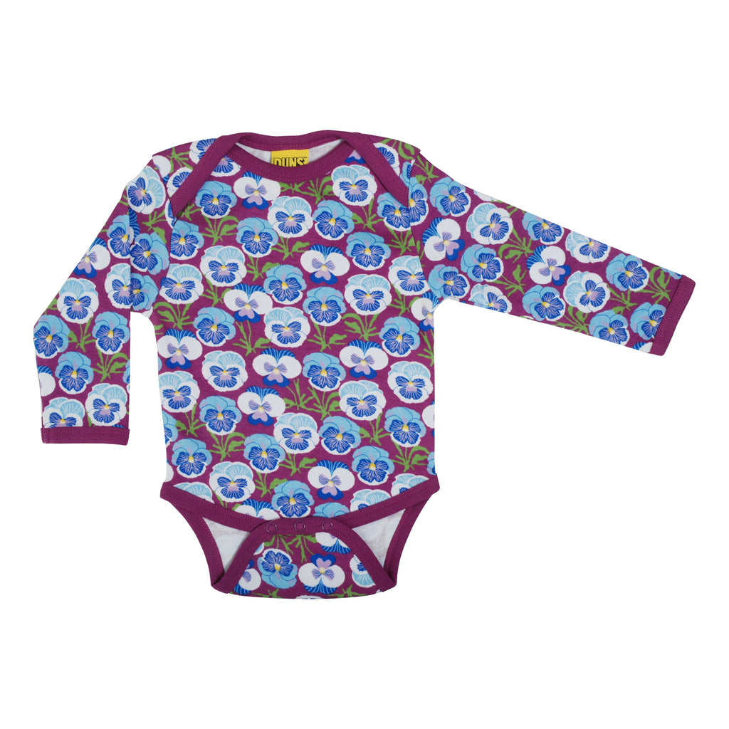 Pansy Hyacinth Purple Onesie