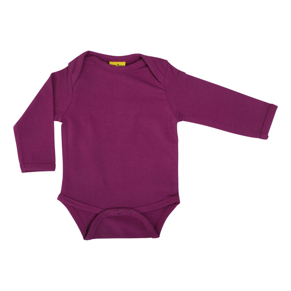 Hyacinth Violet Long Sleeve Onesie