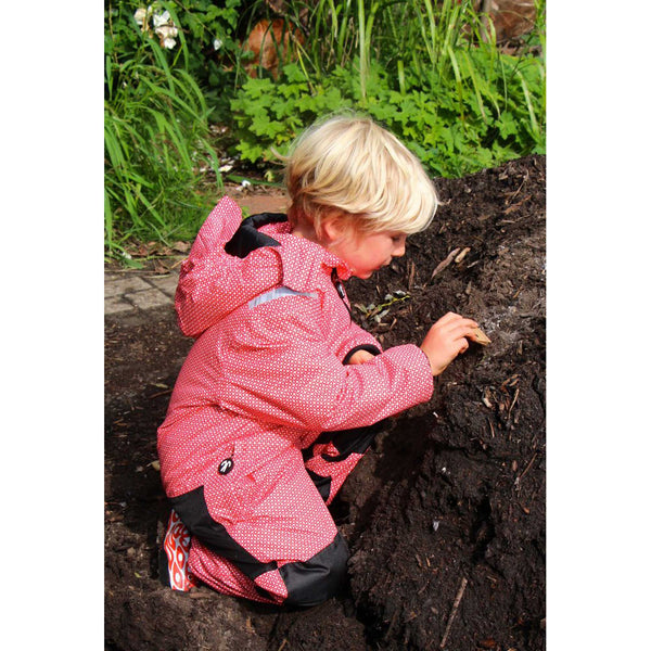 Funky Red Kids Snow Suit