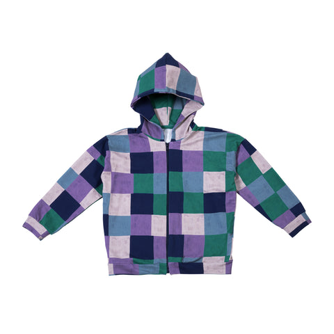 Squares Zip Sweatshirt