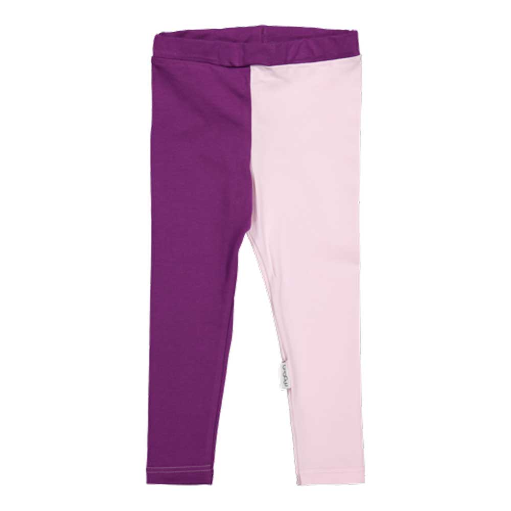 Violet Llama Leggings - 1 Left Size 8-10 years-KuKuKid-Modern Rascals