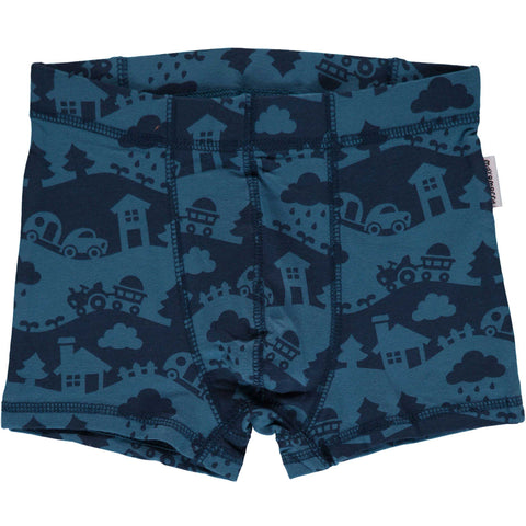 Blue Landscape Boxers