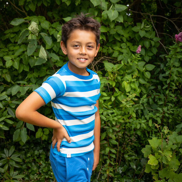 Blue Snorkel Striped T-Shirt