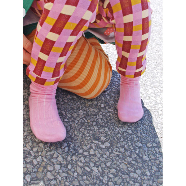 Thick Pink Knee Socks