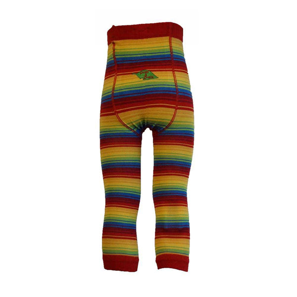 Rainbow Stripe Footless Tights