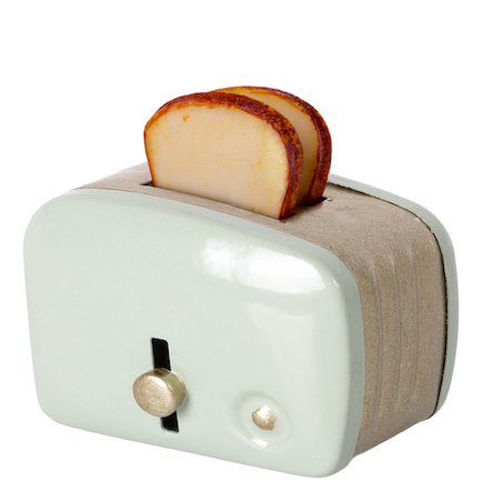 Miniature Toaster & Bread, Mint ARRIVES 11/22