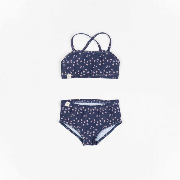 Blue Wildflower Swim Suit