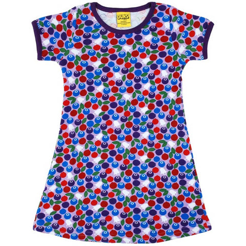 Short Sleeve Blueberry Dress