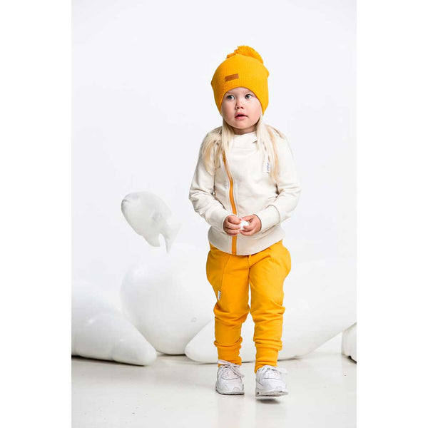 Sunny Yellow Hat with Tuft