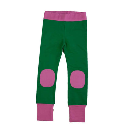 Green Pants with Patches
