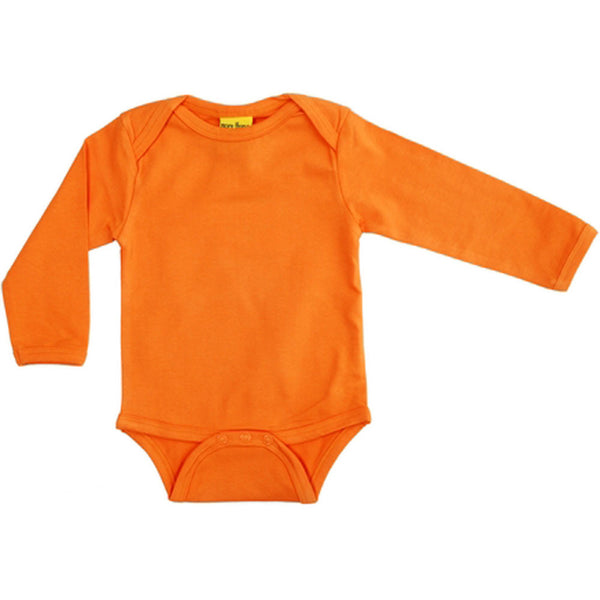 Clementine Orange Long Sleeve Onesie