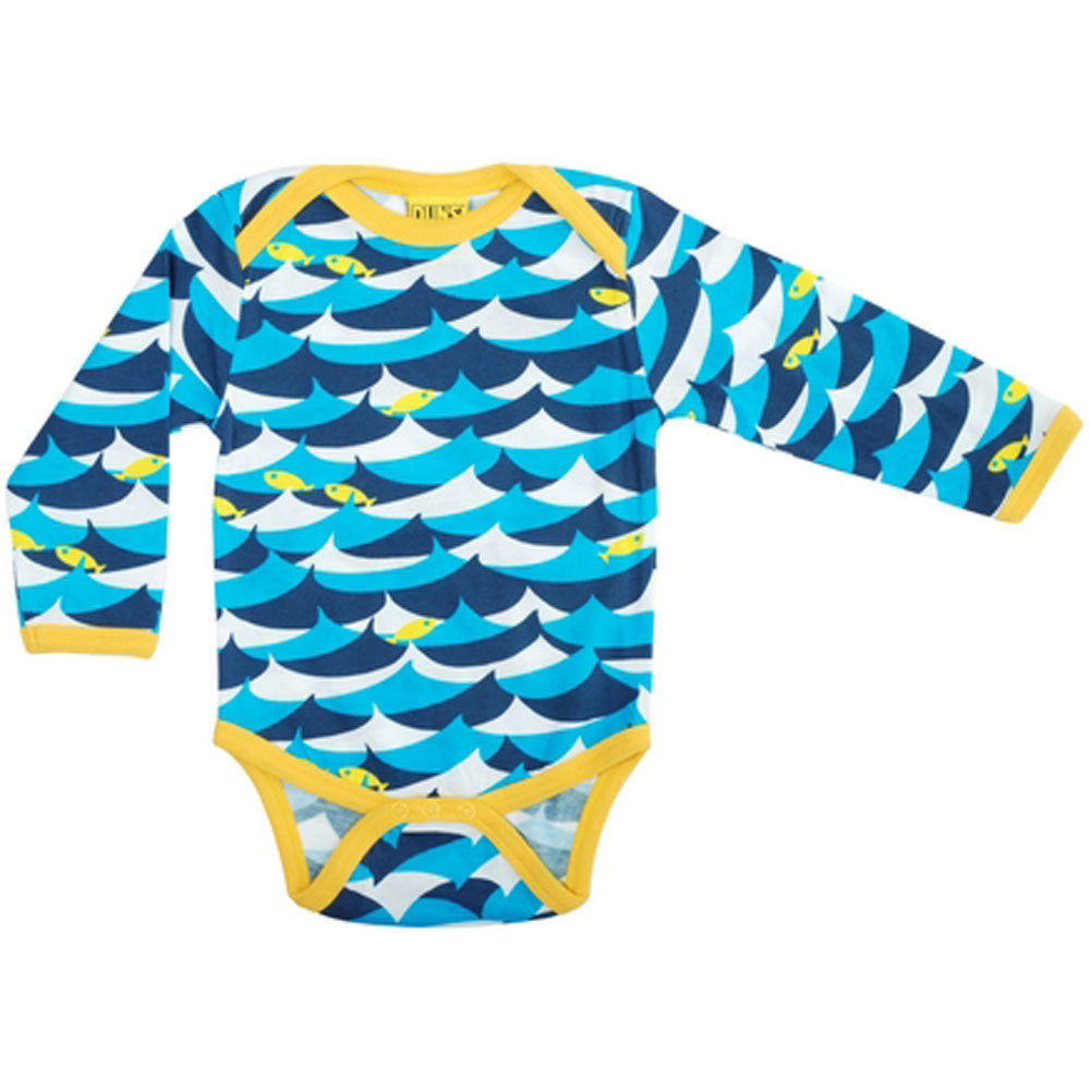 Blue Jumping Fish Onesie