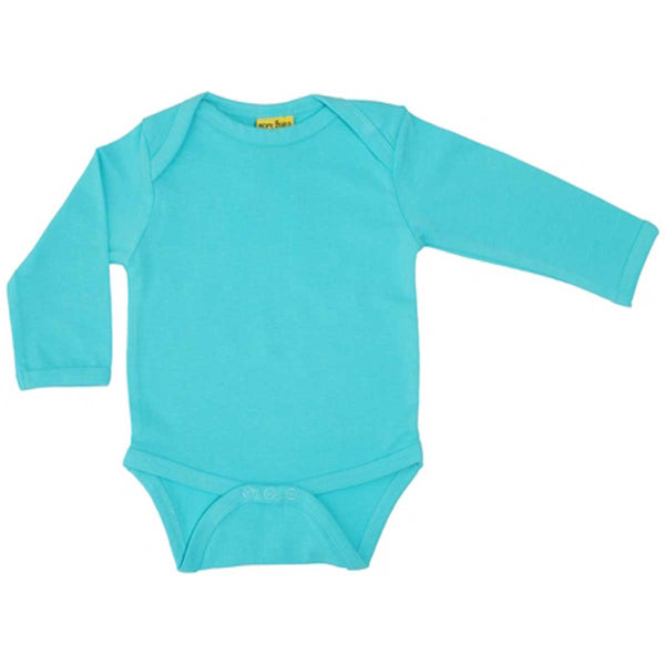 Light Turquoise Long Sleeve Onesie