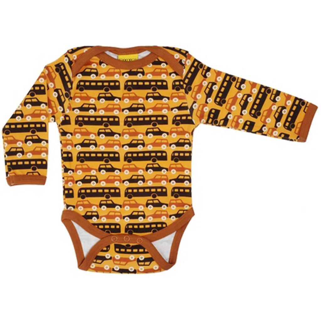 Yellow Cars and Buses Onesie