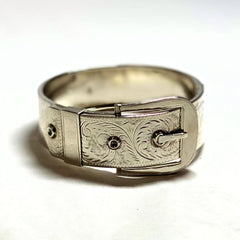Vintage Silver Buckle Cuff Bracelet