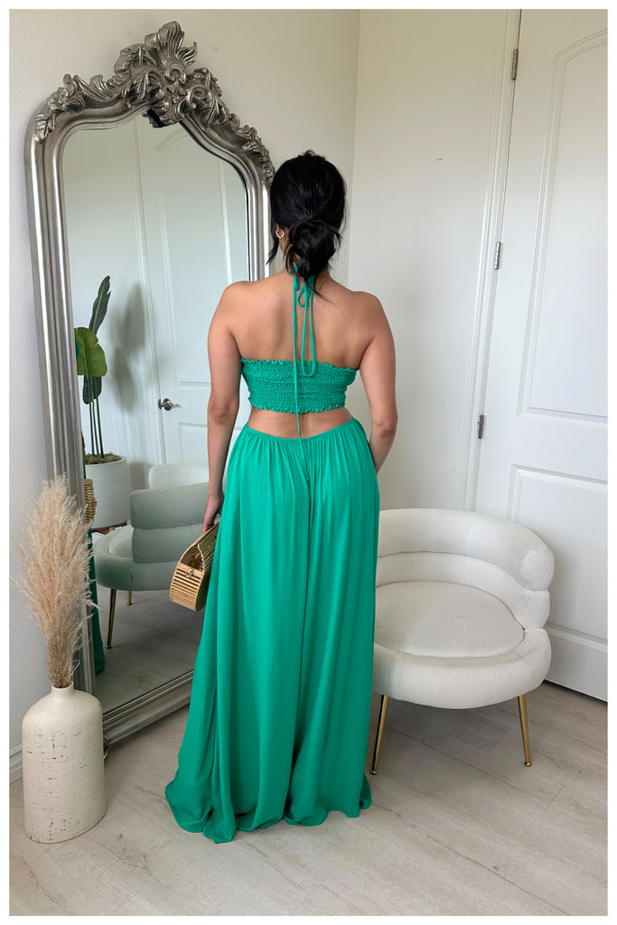 Luxe Oasis Jumpsuit (Green)