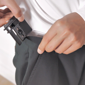 Pants Waist Shrink Clip Buckle-Free Waist Belt Tighten Pants Unisex Mens  Womens