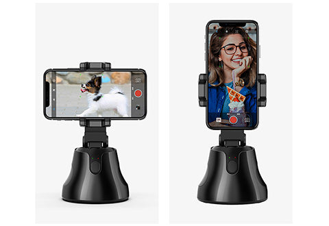 Auto Tracking Smart Shooting Holder 360-Degree Rotation Auto Face Tracking Camera Holder Mount Phone Holder Private Photographer