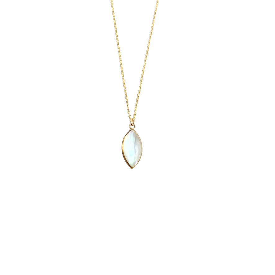 Mother of Pearl Marquis Necklace