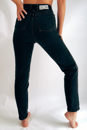 side regn Hemmelighed Vintage 'BONGO' Hi Rise Black Skinny Jeans (24/25) – Lucky Eleven Vintage