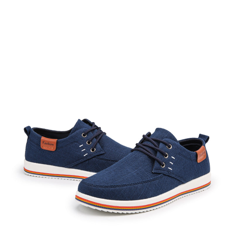 Canvas Cloth Lace Up Men's Sneakers – BESTMACY