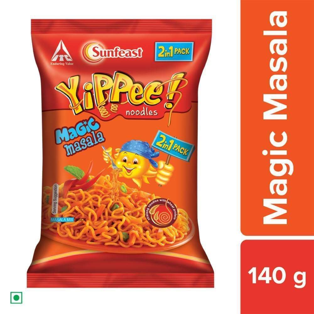 Sunfeast Yippee Magic Masala Noodles 140g Itc Estore