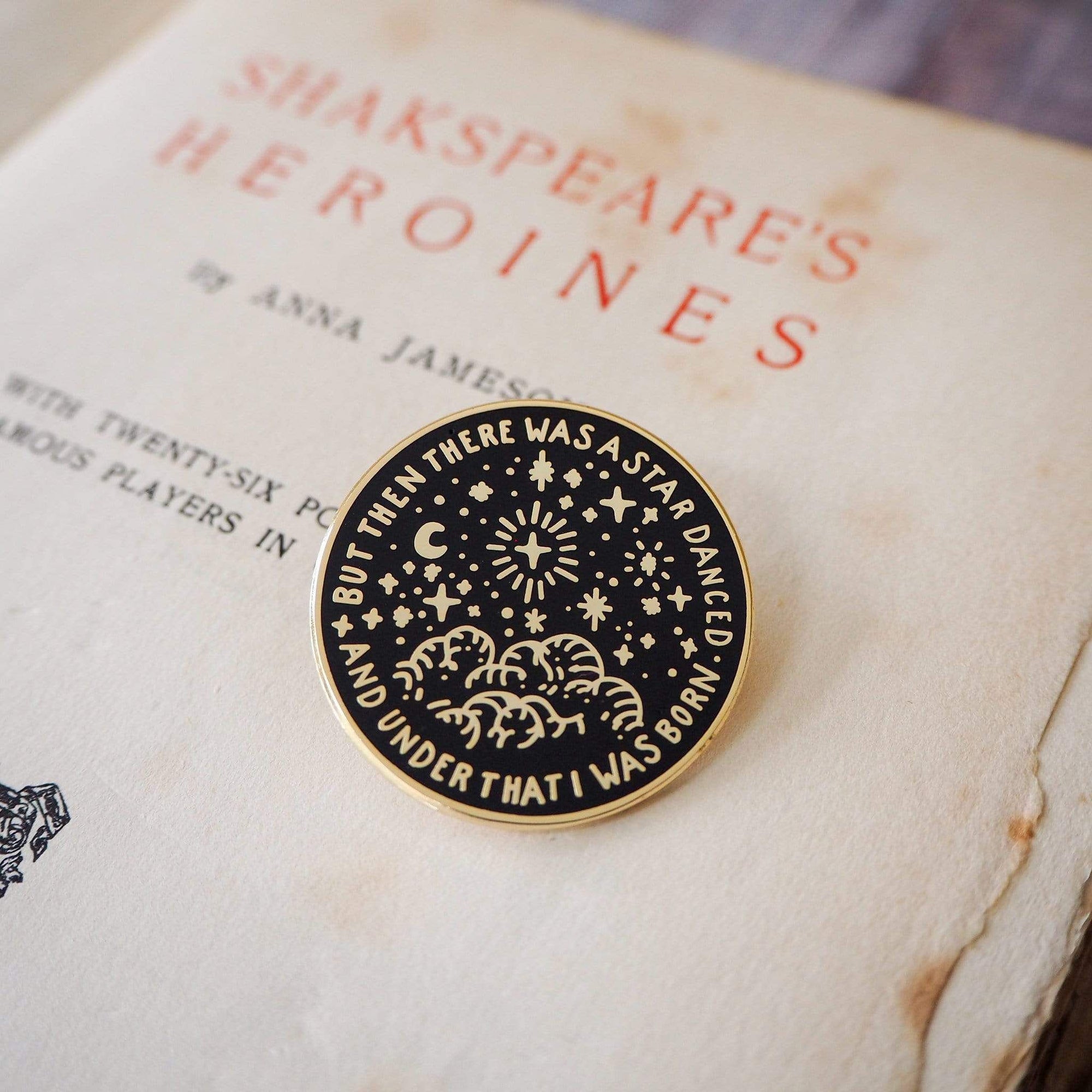 Beatrice Shakespeare Enamel Pin | BookGeek
