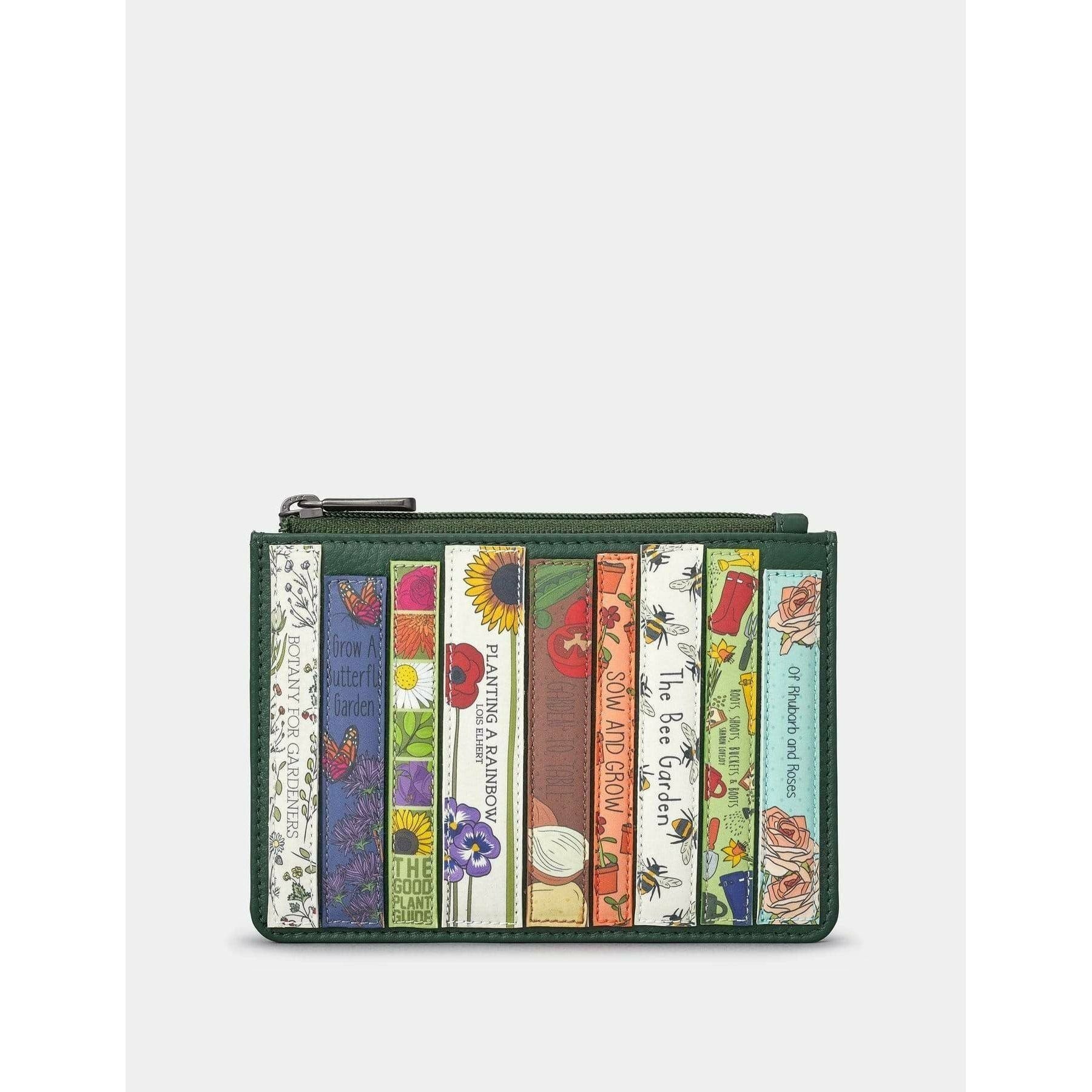 Green Fingers Bookworm Leather Zip Top Purse