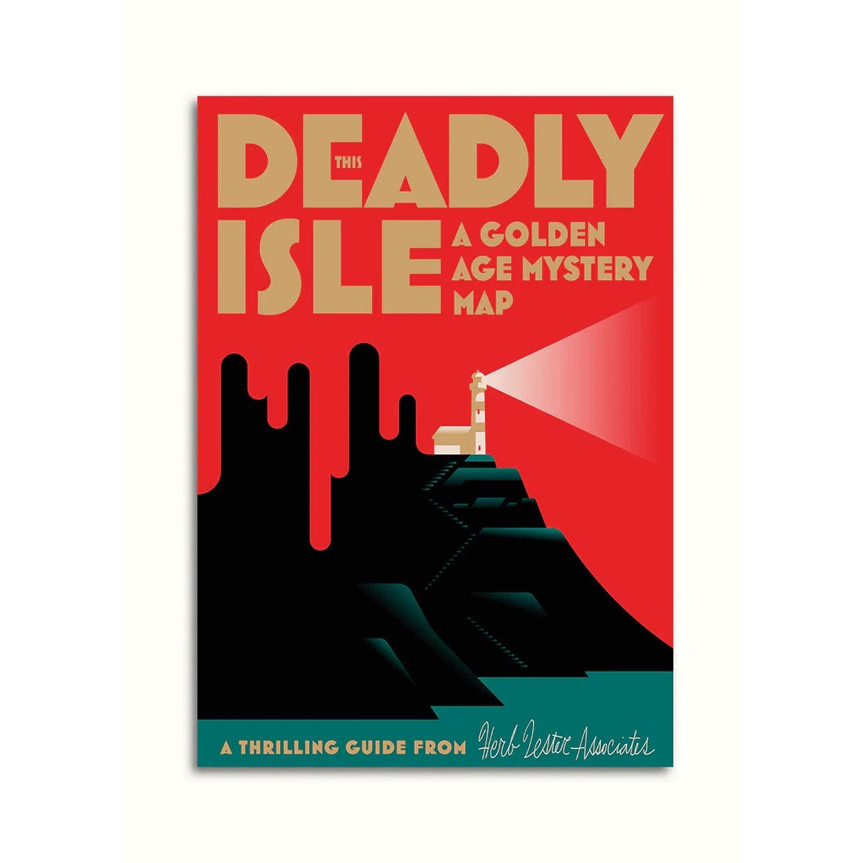 This Deadly Isle | A Golden Age Mystery Map